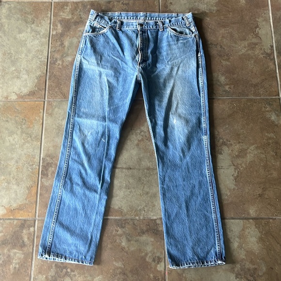 Vintage 1970s Saddle King jeans, men’s size 36x32, good condition, light wear - Picture 2 of 10